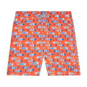 TOM & TEDDY - Men's Shorts  (Orange Striped Fish)