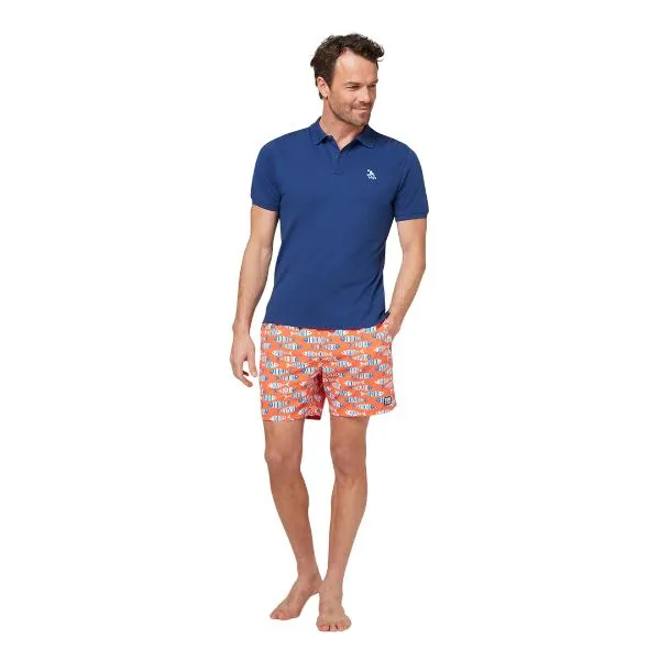 TOM & TEDDY - Men's Shorts  (Orange Striped Fish)