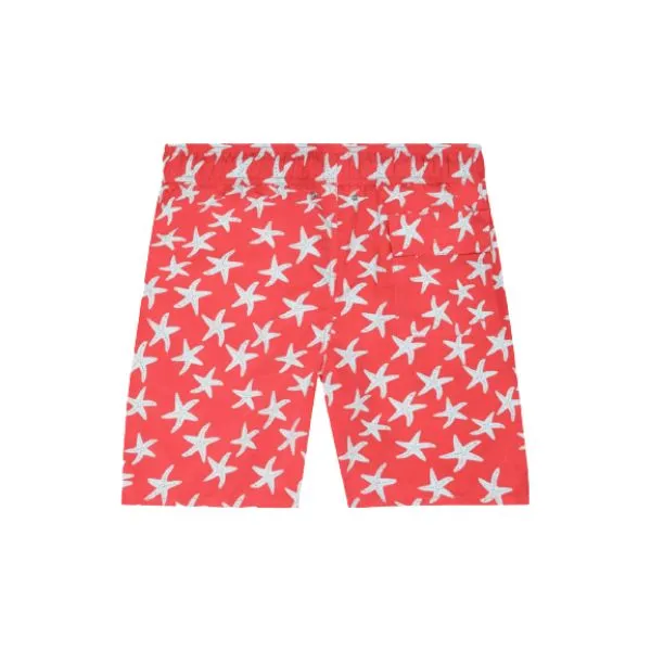 TOM & TEDDY - Men's Shorts (Rose & Blue Starfish)