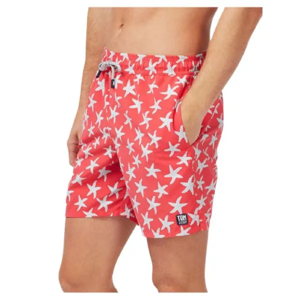 TOM & TEDDY - Men's Shorts (Rose & Blue Starfish)