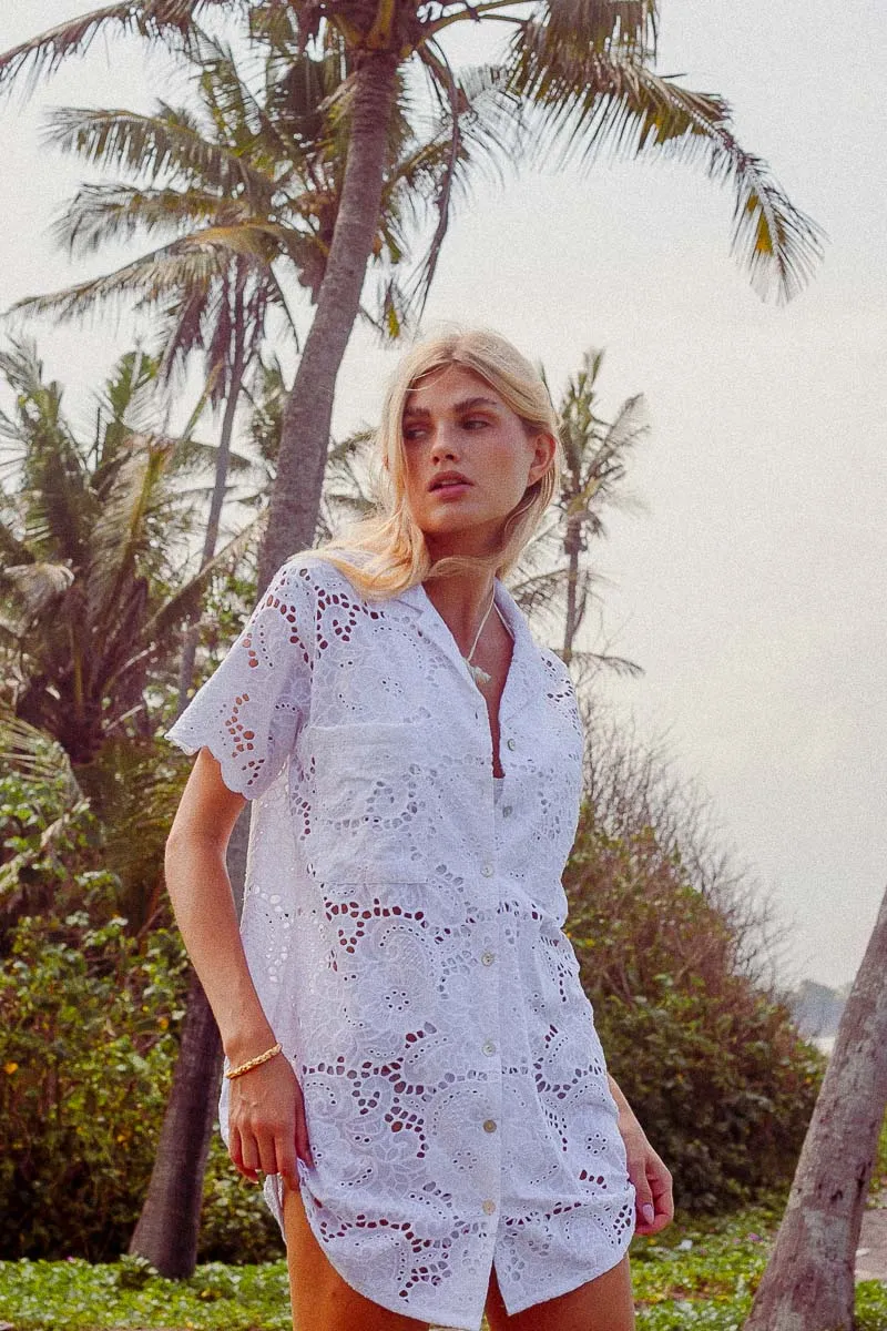 Ulluwatu Lace Shirt Dress