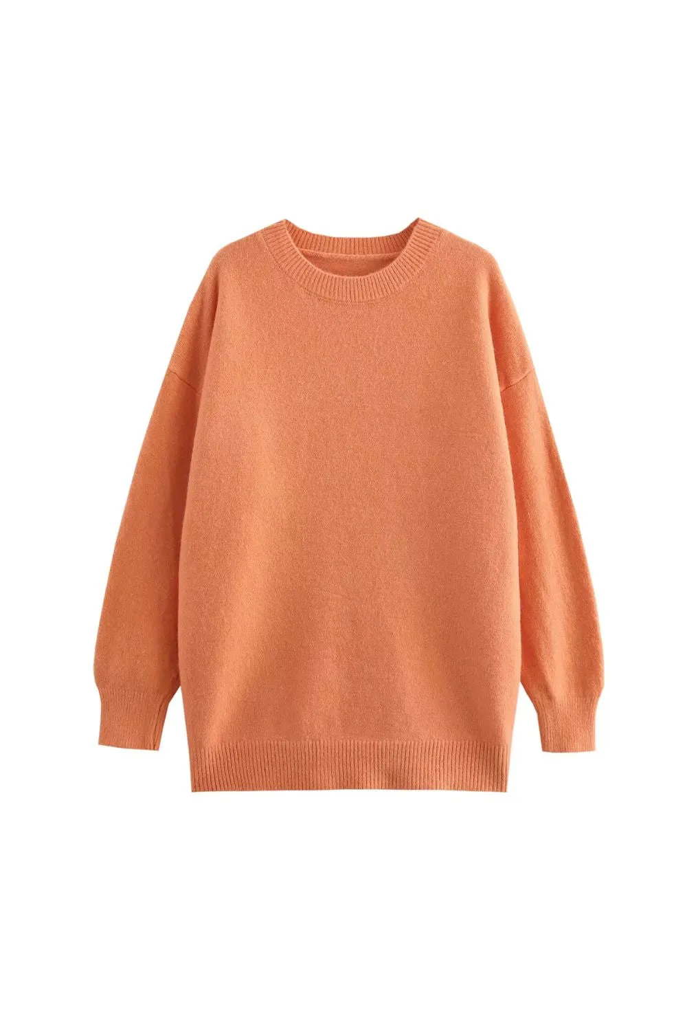 'Valentina' Sweet Round Neck Long Sleeve Knit Sweater