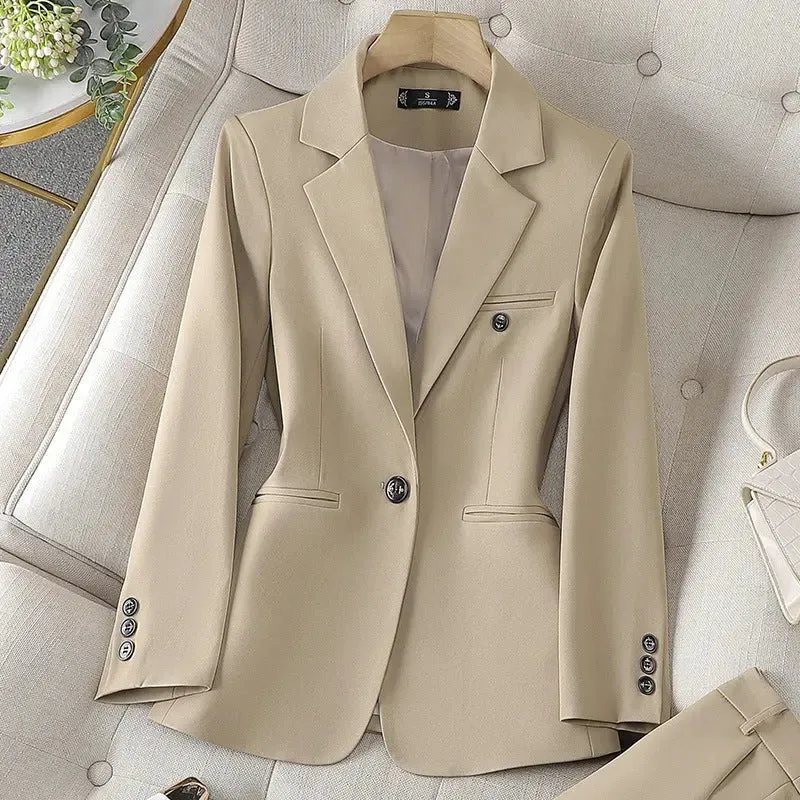 Women's Long Sleeves Professional Tailored Suit Jacket