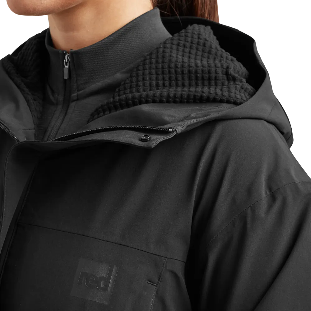 Women's Pursuit Waterproof Lightweight Changing Robe Jacket - Obsidian Black