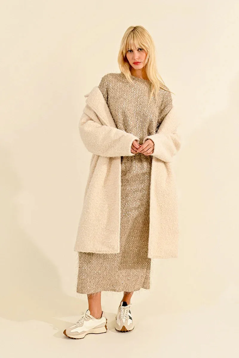 Woven Coat (Off White)