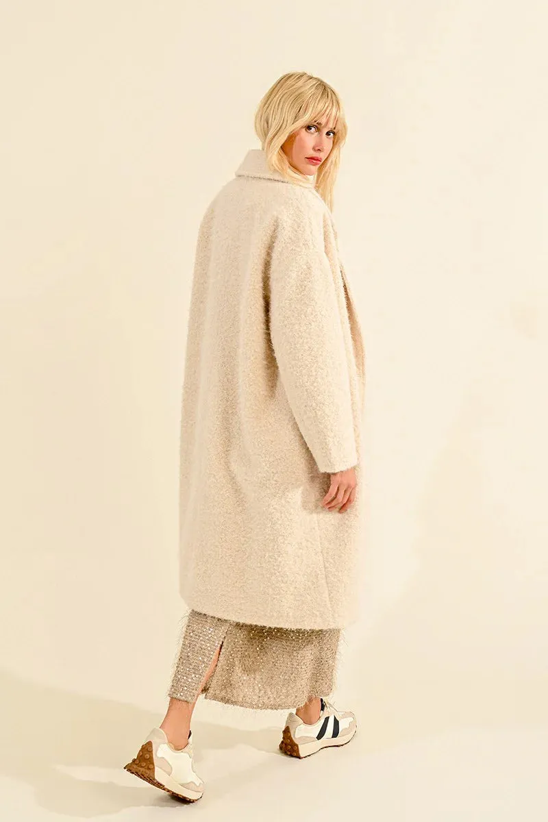 Woven Coat (Off White)