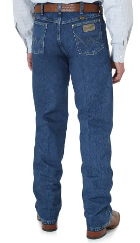 Wrangler 13MGSHD Men's Heavyweight Stone Denim Prewashed George Strait Cowboy Cut® Original Fit Jean (SHOP IN-STORES TOO)